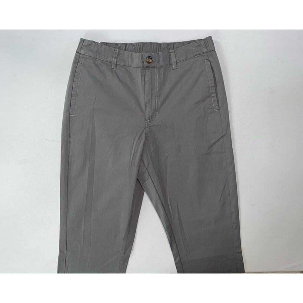 Pact Men's Lightweight Flex Waist Stretch Organic Cotton Chino Pants. M, New!